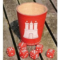 TEEPE 33560 Hamburg Würfelbecher + 6 Würfel TEEPE 33560 Hamburg Würfelbecher + 6 Würfel von Teepe Sportverlag