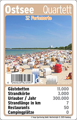 Teepe 23547 Kartenspiel Ostsee Quartett, Keine Angabe von Teepe Verlag