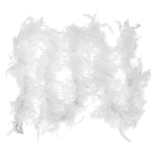 Federboas, 2 m Federboas für Frauen, künstliche Flauschige Boas, Federboas, Verkleidung für Damen, Kostüme, Halloween, Weihnachten, Neujahr, Hochzeit von Teksome