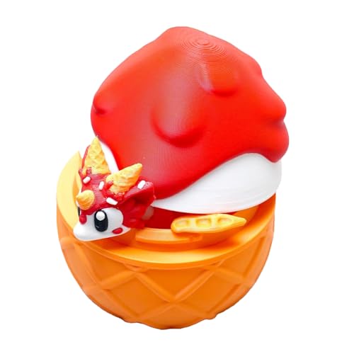 Teksome 3D Gedrucktes Drachenei | Lebendiges Drachenei Spielzeug | Artikuliertes Flexibles Gliedermodell Tier | Deko Für Schule Zuhause Büro Reise Nachttisch Auto Teksome 3D Gedrucktes Drachenei | Lebendiges Drachenei Spielzeug | Artikuliertes Flexibles Gliedermodell Tier | Deko Für Schule Zuhause Büro Reise Nachttisch Auto von Teksome