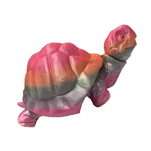 Teksome 3D-gedrucktes Schildkröten-Fidget-Spielzeug, bewegliche Schildkröte, sensorische Erfahrung mit beweglicher Sammelfigur, Osterkorb-Füllung und kreativ von Teksome
