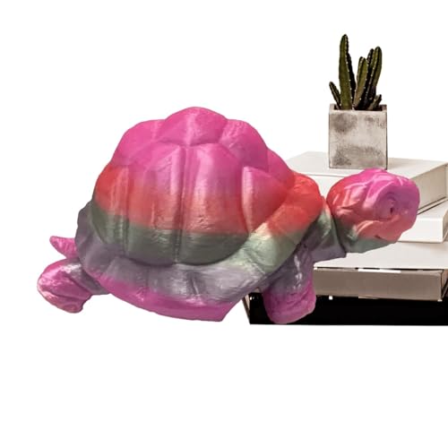 Teksome 3D-gedrucktes Schildkrötenspielzeug – Fidget-Mehrgelenk-bewegliches Schildkrötenspielzeug, sensorische Erfahrung mit beweglicher Sammelfigur, Osterkorbfüller und kreativ von Teksome