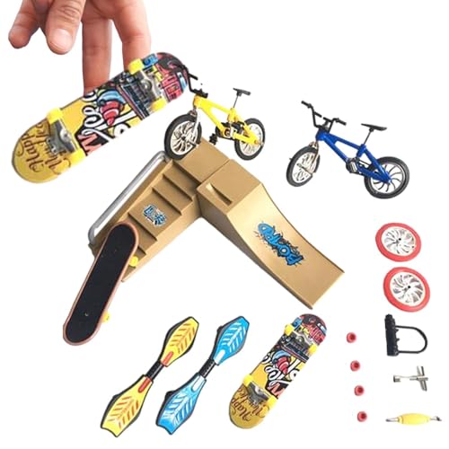 Teksome Board Fingerspielzeug | Skateboard-Spiel Spielzeug,Sportspielzeug Kind Reparatur Tech Tool Kit, Kinder Kinder Finger Skater von Teksome