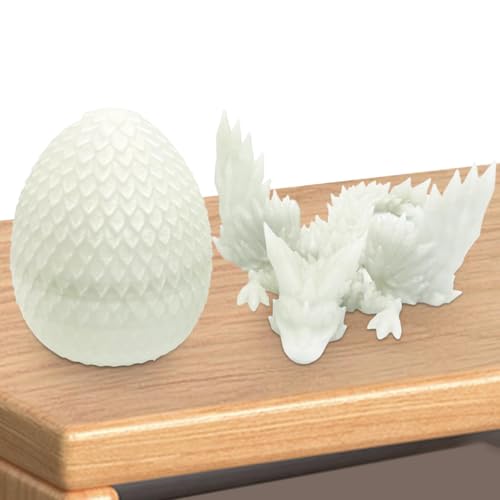 Teksome Dragon Egg Fidget Toys, Realistisches 3D-gedrucktes Geschenkspielzeug, Stress abbauen, Zappelspielzeug Kreativ für Geburtstag Weihnachten Neujahr von Teksome