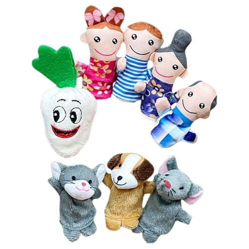 Teksome Fingerpuppen-Set Für Geschichtenzeit - 8 Stück Geschichtenerzählen Lernspielzeug Fingerpuppen,Vorschule Reise Unterhaltung Spielzeug Teksome Fingerpuppen-Set Für Geschichtenzeit - 8 Stück Geschichtenerzählen Lernspielzeug Fingerpuppen,Vorschule Reise Unterhaltung Spielzeug von Teksome