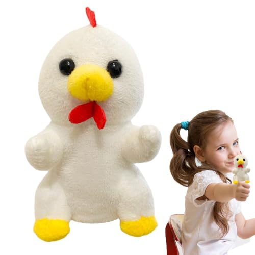 Teksome Fingerpuppen für Kleinkinder,Fingerpuppen für Kinder | Tierpuppen Plüschtiere | Interaktive Handpuppen, Fingerspielzeug Huhn Esel, Lernspielzeug Stofftier für Rollenspiele, Geschichtenerzählen von Teksome