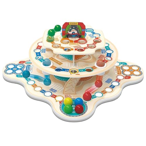 Teksome Fliegendes Schach Brettspiel, 3D Familie Brettspiel Fliegendes Schachspiel, Multifunktionales Familie Fliegendes Schach Set, Pädagogisches Erwachsene Kind Party Brettspiel für Kinder von Teksome