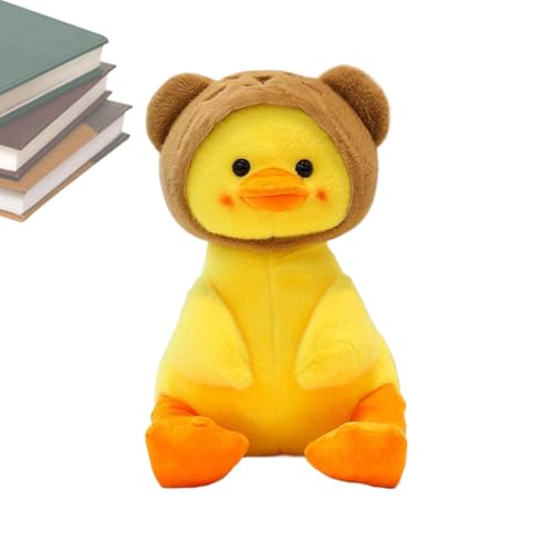 Teksome Gestopfte Ente, ausgestopfte Entenplüsch - Enten -Cartoon Plüsch -Kollektion Model Spielzeug | 9,8 Zoll dekorative Puppenkissen Figur für Kinder, Erwachsene, Mädchen, Sofa, Schlafzimmer, von Teksome