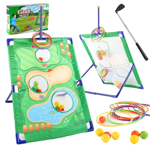 Teksome Golfspiel - Chipping-Trainingsset Für Golftraining | Golf Simulator Übungsausrüstung Outdoor Spielzeug Für Kinder Ab 3 Jahren Teksome Golfspiel - Chipping-Trainingsset Für Golftraining | Golf Simulator Übungsausrüstung Outdoor Spielzeug Für Kinder Ab 3 Jahren von Teksome