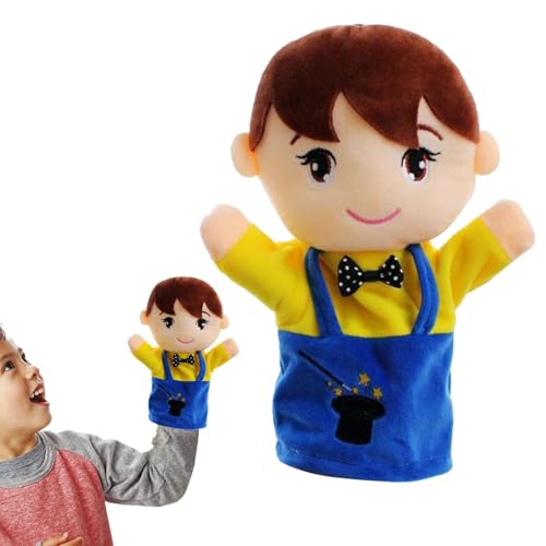 Teksome Handpuppen,Handpuppen für Kinder - Niedliche Familienhandpuppen | Weiches, interaktives Kinderspielzeug zum Spielen und Lernen, fördert Kreativität und Lachen von Teksome