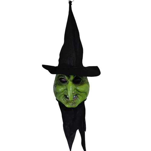 Teksome Hexendekoration - Kostümzubehör Blinkende Hexendekor,Halloween Deko Mit Licht Und Geräusch Für Drinnen Draußen Geisterhaus Partys Teksome Hexendekoration - Kostümzubehör Blinkende Hexendekor,Halloween Deko Mit Licht Und Geräusch Für Drinnen Draußen Geisterhaus Partys von Teksome