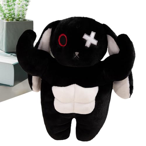 Teksome Kaninchen Plüsch - Halloween Muskel Kaninchen Plüsch Stehfigur - Dekokissen Für Ostern Geschenk Für Kinder Erwachsene Kuschelkissen Für Sofa Bett Wohnzimmer Teksome Kaninchen Plüsch - Halloween Muskel Kaninchen Plüsch Stehfigur - Dekokissen Für Ostern Geschenk Für Kinder Erwachsene Kuschelkissen Für Sofa Bett Wohnzimmer von Teksome