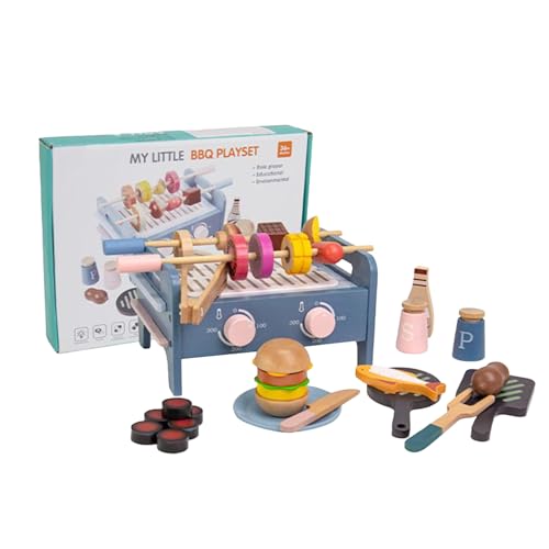 Teksome Kinder BBQ Grill Spielzeug-Set - Spielzeug Küchenset | Lernspielzeug Für Reisen Schule Förderung Hand-Auge-Koordination Mädchen Kleinkinder Alter 1-3 Teksome Kinder BBQ Grill Spielzeug-Set - Spielzeug Küchenset | Lernspielzeug Für Reisen Schule Förderung Hand-Auge-Koordination Mädchen Kleinkinder Alter 1-3 von Teksome