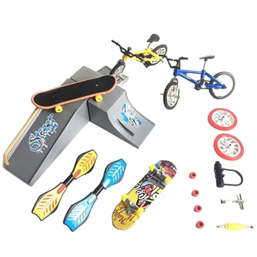 Teksome Kit für Finger-Skateboard | Skateboard-Spiel Spielzeug - Sportspielzeug Kind Reparatur Tech Tool Kit, Kinder Kinder Finger Skater von Teksome