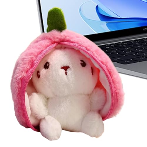 Teksome Plüsch Bunny Toy, Hasengefüllter Tier - Weiche Reversible gefüllte Kaninchenmodell - Bequeme Touch Plüsch Bunny Puppe für Wohnzimmer, Schlafzimmer von Teksome