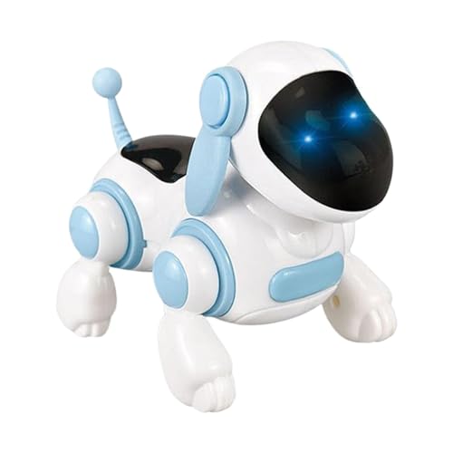 Teksome Roboterhund für Kinder, Ferngesteuerter Roboterhund,RC Stunt-Spielzeughund - Lustiger interaktiver Stunt-Welpe mit Sound für Kinder im Alter von 3–7 Jahren von Teksome