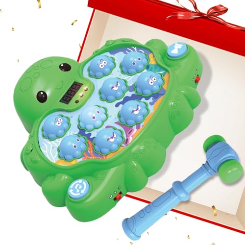 Teksome Tierisches Hammer Spiel | Spielzeug Für Kinder | Tintenfisch Form Hand Auge Koordination Lernspiel Für Kinder Vorschule Zuhause Unterwegs Mädchen Junge Entwicklung Fähigkeiten Teksome Tierisches Hammer Spiel | Spielzeug Für Kinder | Tintenfisch Form Hand Auge Koordination Lernspiel Für Kinder Vorschule Zuhause Unterwegs Mädchen Junge Entwicklung Fähigkeiten von Teksome