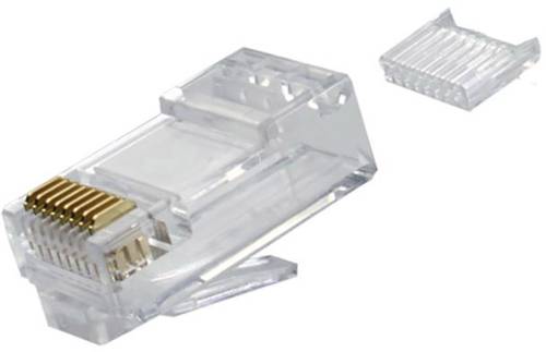 Telegärtner 100023025 RJ45-Stecker, ungeschirmt 100023025 Stecker Polzahl Sensoren 8P8C Transparent von Telegärtner