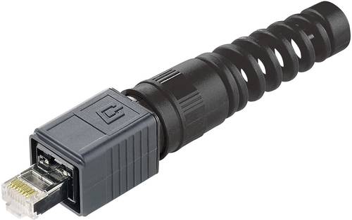 Telegärtner 100007464 RJ45-Steckerset Variante 4 100007464 Stecker, gerade Pole: 8P8C Schwarz 1St. von Telegärtner