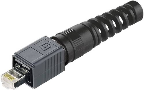 Telegärtner 100007466 RJ45-Steckerset Variante 4 100007466 Stecker, gerade Pole: 8P8C Schwarz 1St. von Telegärtner