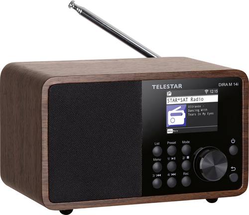 Telestar DIRA M 14i Internet Tischradio Internet, DAB+, UKW AUX, Bluetooth®, DLNA, USB, WLAN, Inter von Telestar