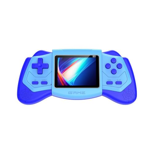 Handheld-Spielekonsolen für Kinder, integrierte 520 Spiele, Handheld-Spiele für Kinder, 600 mAh wiederaufladbarer Akku, tragbare Konsole, 6,1 cm (2,4 Zoll) Bildschirm, Gaming-Player für Jungen und von Temoo