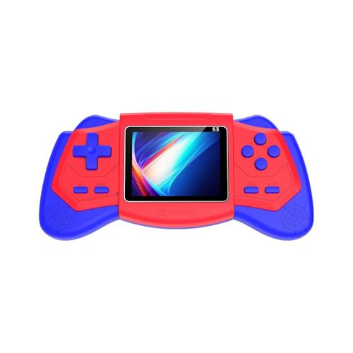 Handheld-Spielekonsolen für Kinder, integrierte 520 Spiele, Handheld-Spiele für Kinder, 600 mAh wiederaufladbarer Akku, tragbare Konsole, 6,1 cm (2,4 Zoll) Bildschirm, Gaming-Player für Jungen und von Temoo