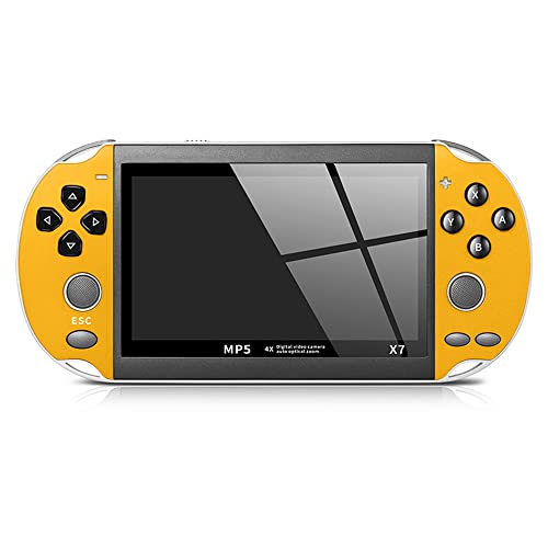 X7 Retro Handheld Spielkonsole, 10000+ Spiele 10+ Emulatoren Emulator Konsole, 4,1-Zoll-HD-Bildschirm Wiederaufladbare Emulator Handheld, Handheld Console Unterstützung Video Output Musik Ebook ﻿ von Temoo