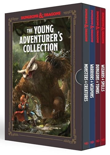 The Young Adventurer's Collection Box Set 1 [Dungeons & Dragons 4 Books]: Monsters & Creatures, Warriors & Weapons, Dungeons & Tombs, and Wizards & ... & Dragons Young Adventurer's Guides) von Ten Speed Press