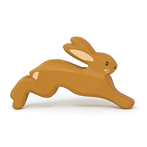 Tender Leaf Toys - Holztier Hase braun von Tender Leaf Toys