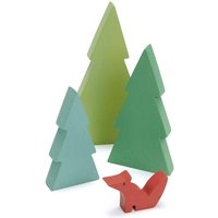 Tender leaf Toys - Eisenbahnzubehör Tannenbäume & Tiere von Tender Leaf Toys