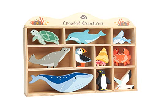 tierset Coastel 38 x 22 cm Holz 11-teilig von Tender Leaf Toys