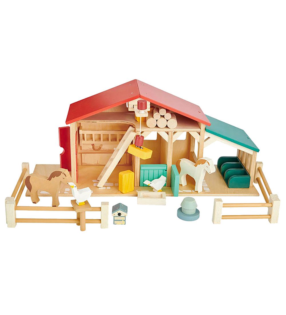 Tender Leaf Holzspielzeug - Pferdestall für Puppenhaus - Groß - Tender Leaf - One Size - Puppenzubehör Tender Leaf Holzspielzeug - Pferdestall für Puppenhaus - Groß - Tender Leaf - One Size - Puppenzubehör von Tender Leaf