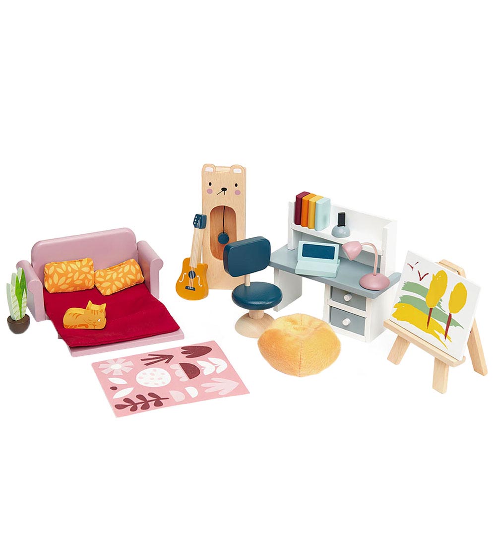 Tender Leaf Holzspielzeug - Puppenhausmöbel - Arbeitszimmer - Tender Leaf - One Size - Puppenzubehör Tender Leaf Holzspielzeug - Puppenhausmöbel - Arbeitszimmer - Tender Leaf - One Size - Puppenzubehör von Tender Leaf