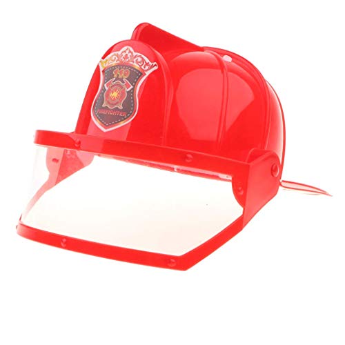 Tenlacum Spielzeug Helm Feuerwehrhelm Early Learning Baby Kunststoff von Tenlacum