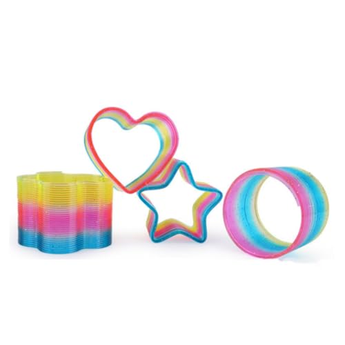 4PCS Rainbow Spiral Springs,Magic Slinky Rainbow, Spiral Toy, Rainbow Toy, Mini Rainbow Spiral 4PCS Rainbow Spiral Springs,Magic Slinky Rainbow, Spiral Toy, Rainbow Toy, Mini Rainbow Spiral von Teogneot