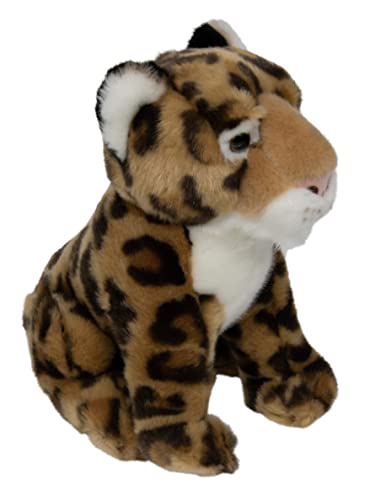 Teopet Jaguar-Kuscheltier Kevin 27 cm groß – Raubkatze stehend aus Plüsch – sehr weich-lebensecht-Realistisches Plüschtier Stofftier aus nachhaltigen Materialien-Geschenk für Babys, Kinder, TEO-004 von Teopet