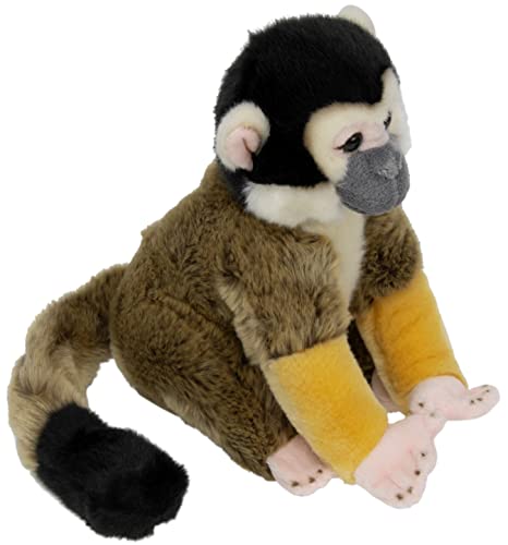 Teopet Totenkopfaffe Kuscheltier 28 cm groß – AFFE - sehr weich und flauschig - lebensecht - Realistisches Plüschtier, Stofftier aus nachhaltigen Materialien - Geschenk für Babys und Kinder, TEO-017 von Teopet