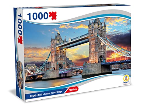 Teorema 67024 Zauberei London Tower Bridge 1000 Stück 70 x 50 cm, Mehrfarbig von Teorema Giocattoli