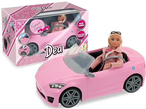 Teorema Giocattoli, Göttin Puppe mit rosa Cabrio Auto, Fashion Puppe beweglich mit eleganter Kleidung, Spielzeugauto mit realistischen Details, komplettes Set für Mädchen 3 Jahre + Teorema Giocattoli, Göttin Puppe mit rosa Cabrio Auto, Fashion Puppe beweglich mit eleganter Kleidung, Spielzeugauto mit realistischen Details, komplettes Set für Mädchen 3 Jahre + von Teorema Giocattoli