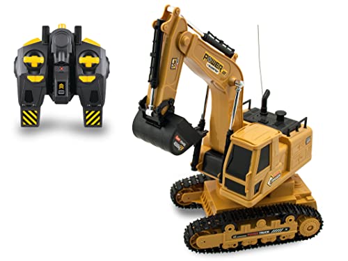 Teorema Giocattoli 65262 Raupenbagger mit echten Sounds, 2,4 GHz Multiplayer-Technologie, Mehrfarbig Teorema Giocattoli 65262 Raupenbagger mit echten Sounds, 2,4 GHz Multiplayer-Technologie, Mehrfarbig von Teorema Giocattoli