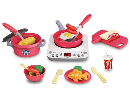 Teorema Küchenset, Spielzeug für Kinder mit Kühlschrank, Herd, Licht und Sound und Zubehör Teorema Küchenset, Spielzeug für Kinder mit Kühlschrank, Herd, Licht und Sound und Zubehör von Teorema Giocattoli