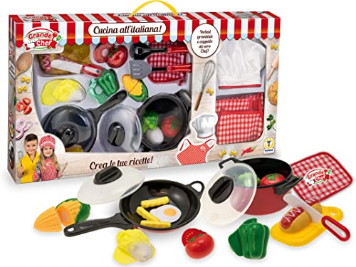 Teorema Satz – Set von Pfännchen Spielzeug mit Zubehör, 65653 von Teorema Giocattoli