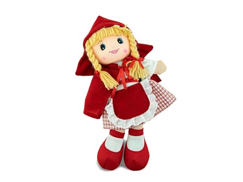 Teorema Stoffpuppe Märchen-Carlotta, Stoffpuppe, Spielzeug für Kinder, Höhe 30 cm von Teorema Giocattoli