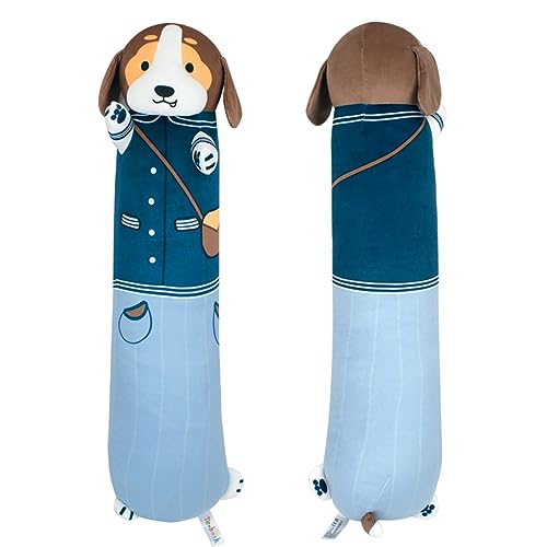 Terbaik 110cm Plüschtier Stofftiere für KinderLanges Hund Plüsch Spielzeug für Kinder(Umhängetasche Hund,110 cm) von Terbaik
