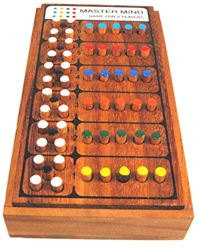 Fair Trade Thai Thailand Holz Regenholz Mastermind Brett Spiel Set 22x12x4cm Fair Trade Thai Thailand Holz Regenholz Mastermind Brett Spiel Set 22x12x4cm von Terrapin Trading