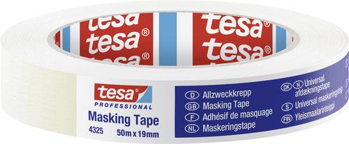 Tesa STANDARD 04325-00000-01 Kreppband tesa® Professional Beige (L x B) 50m x 19mm von Tesa