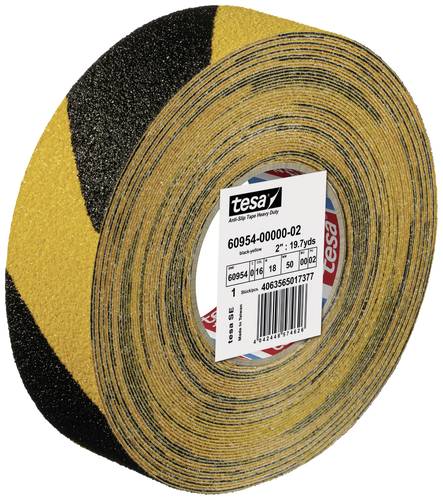 Tesa ANTI-RUTSCH 60954-00000-02 Anti-Rutschband tesa® Schwarz/Gelb (L x B) 18m x 50mm 1St. von Tesa