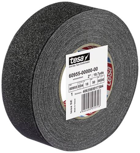 Tesa ANTI-RUTSCH 60955-00000-00 Anti-Rutschband tesa® Schwarz (L x B) 18m x 50mm 1St. von Tesa