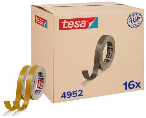 Tesa tesafix 4952 04952-00002-00 Doppelseitiges Klebeband tesafix® 4952 Weiß (L x B) 50m x 19mm 16 von Tesa